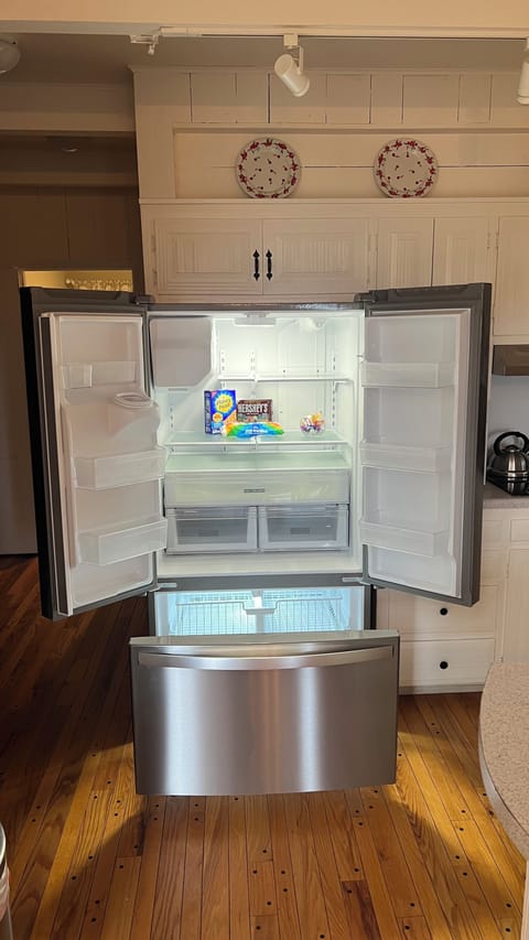 Our NEW French door bottom freezer with filtered ice and water dispenser.