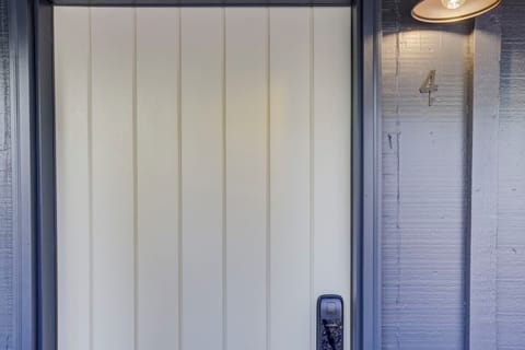 Secure entry with personalized smart lock code for easy self-check-in.