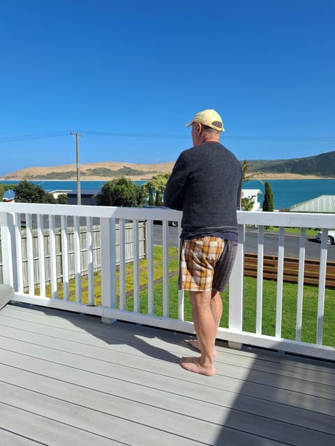 Views out to the heads from the dexk