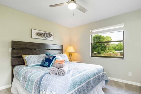 Unwind in this cozy bedroom with soft linens, natural light, and peaceful views~