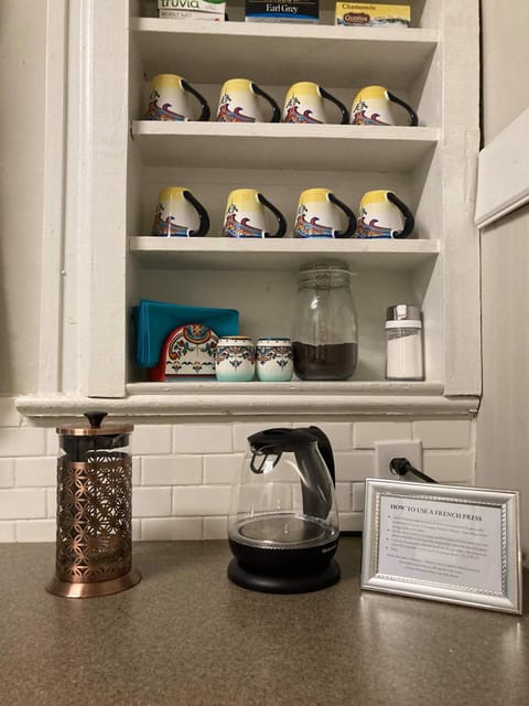 Coffee Station - Electric Kettle and French Press (Coffee Provided)