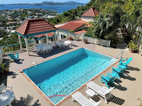 Mosaic Sunset overlooks the pool and sundeck