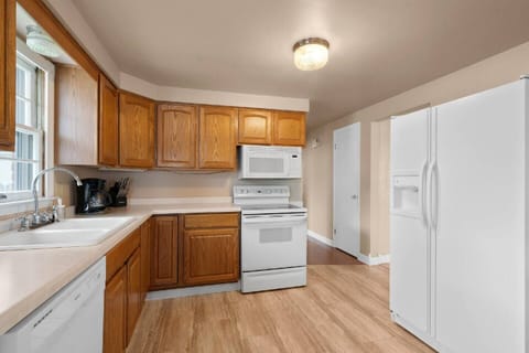 Fully stocked kitchen