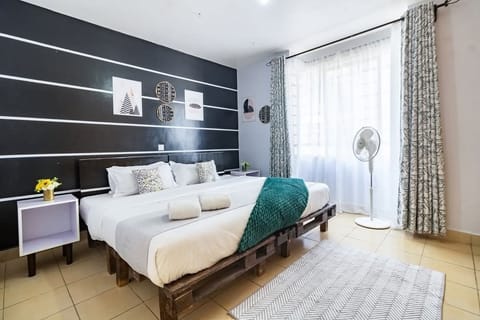 Ensuite room with a King size bed