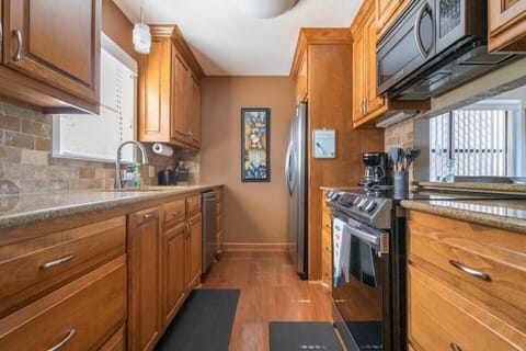 Fully stocked kitchen