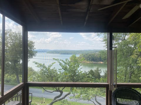 Stunning breathtaking view from the cozy screened in porch!!