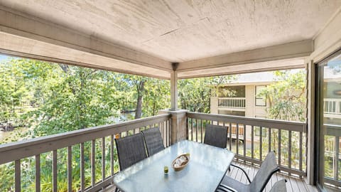 Private Deck with View of the 11-mile Lagoon System