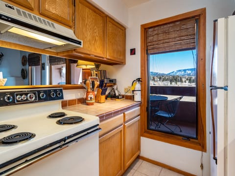 Full Kitchen - Mountain Views From Inside