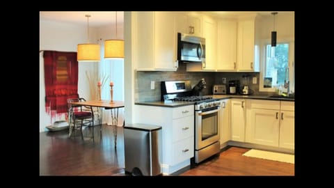 kitchen with plenty of counter space for cooking 