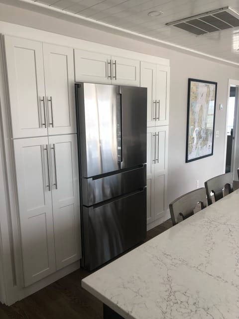 Large fridge with plenty of storage