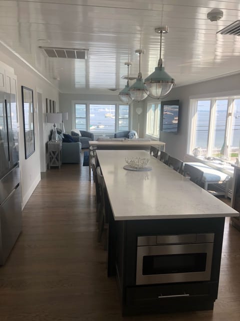 Kitchen with brand new stainless appliances 