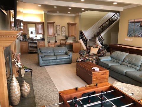 Downstairs game room