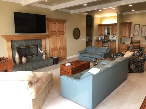 Downstairs game room