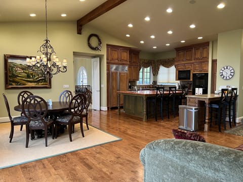 Kitchen and breakfast eating area