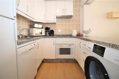 Typical kitchen is fully equipped with all the appliances