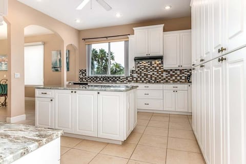Gourmet Chef's Kitchen – Fully equipped with new appliances and vast storage, designed for real cooking, not just vacation snacking.