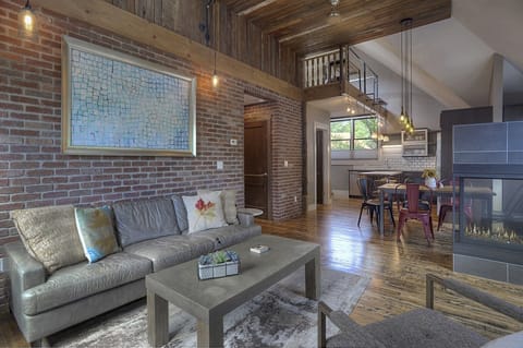 Main Living Space, Kitchen and Dining (Gas Fireplace)