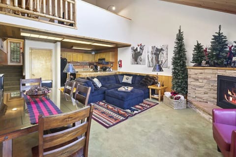 A Beautiful Perspective of the Living, Dining, and Kitchen Areas