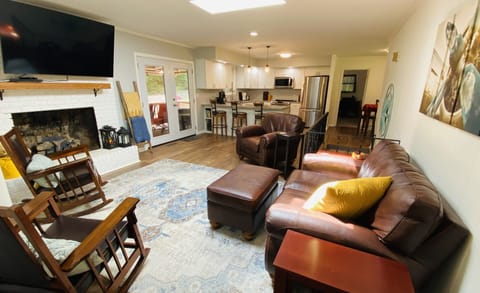 Family room off kitchen