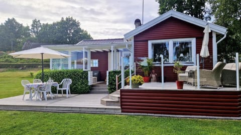 Terrace. The house and terass from outside