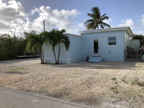 Front of home with plenty of parking.