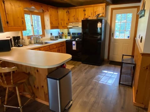 Kitchen and back door to deck