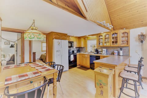 Enjoy a well stocked kitchen