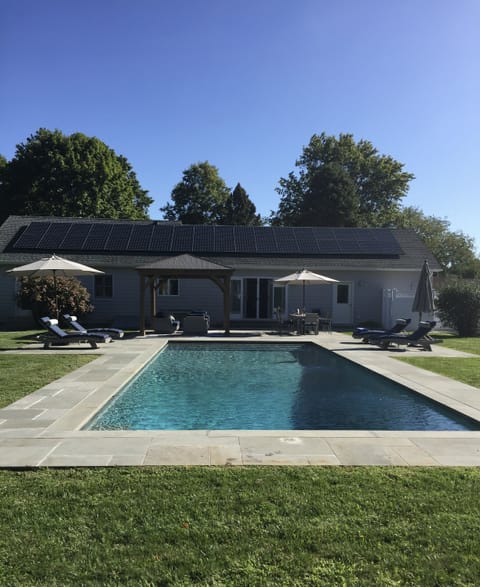 It's a lovely day by the pool!