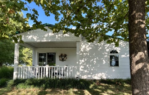 Outside view of porch and main entrance