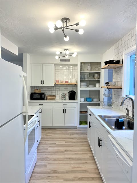 Fully stocked kitchen