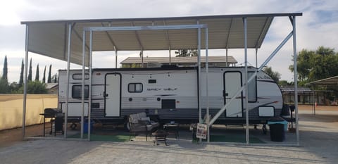 A Happy Place...new cover for added shade. 