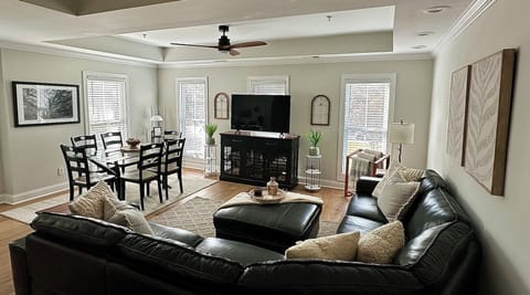 Living area with high-end furnishings