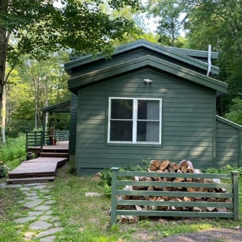 15 private acres, partially up a mountain, no other houses in sight 