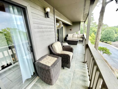 Balcony views w/ furniture