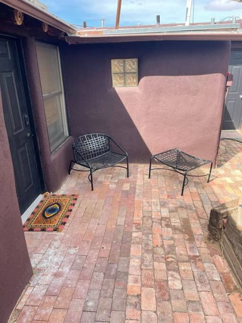 Private, fenced-in patio