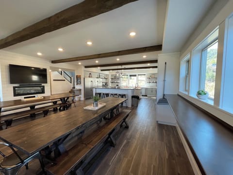 View from the balcony door