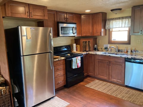 Make your own meals in the fully equipped kitchen.