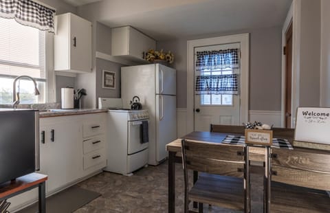 We provide everything you need to cook except the food! 