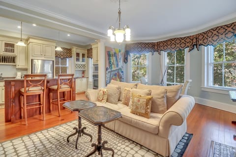Light-filled and inviting living area