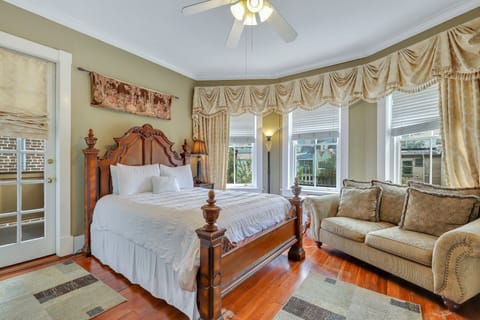 Beautiful Bedroom with Loveseat