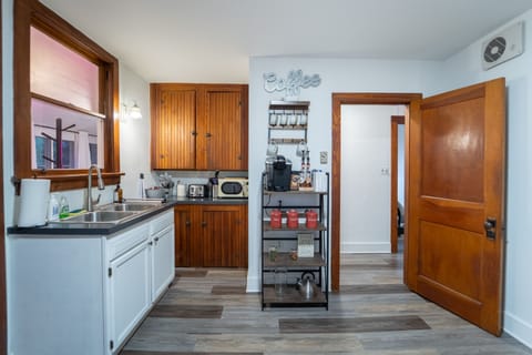 Coffee and tea fully stocked and ready to enjoy!