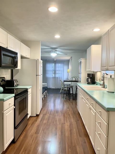 Space for the cook and helpers. 