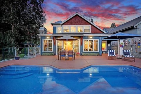 View from the back yard ad sunrise.