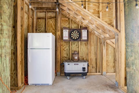 Outside extra refrigerator