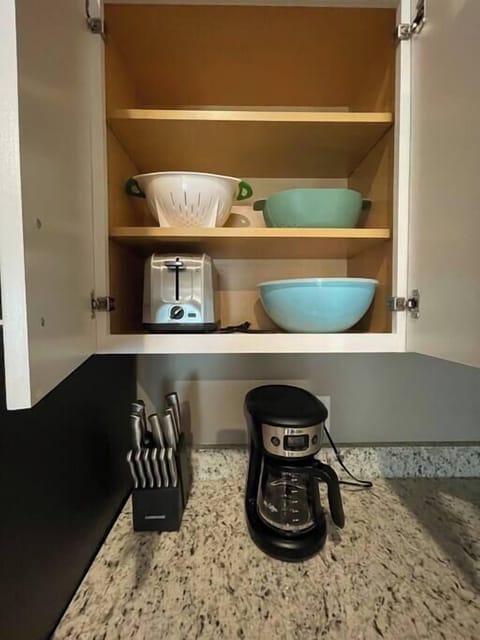 Whip up simple meals, grab a toast, or brew your morning coffee.