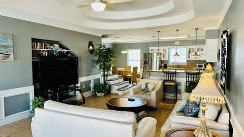 Living Room, Kitchen and Dining