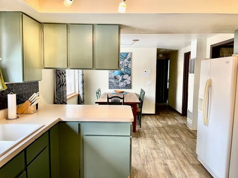 View from Kitchen into Dining Area
