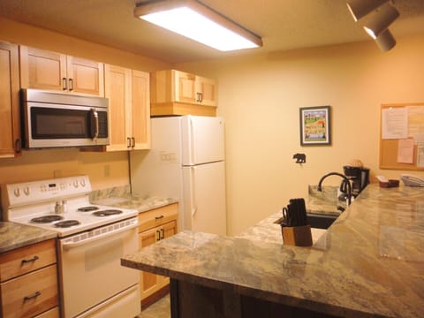 Remodeled kitchen.