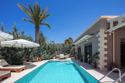 A 32 m2, private, swimming pool that has a high-tech swim jet functioning!