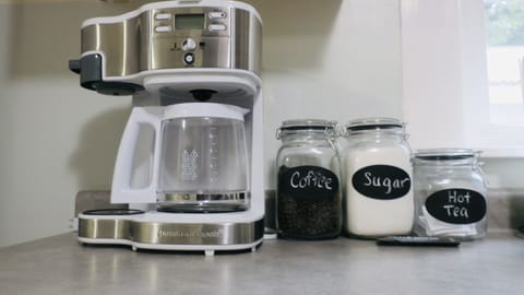 Please enjoy some coffee ready to be freshly ground, or BYO ground coffee!